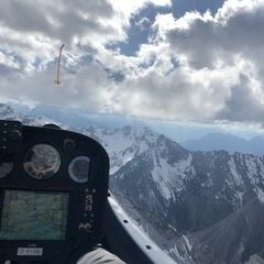 Flugwegposition um 15:04:07: Aufgenommen in der Nähe von Garmisch-Partenkirchen, Deutschland in 2055 Meter